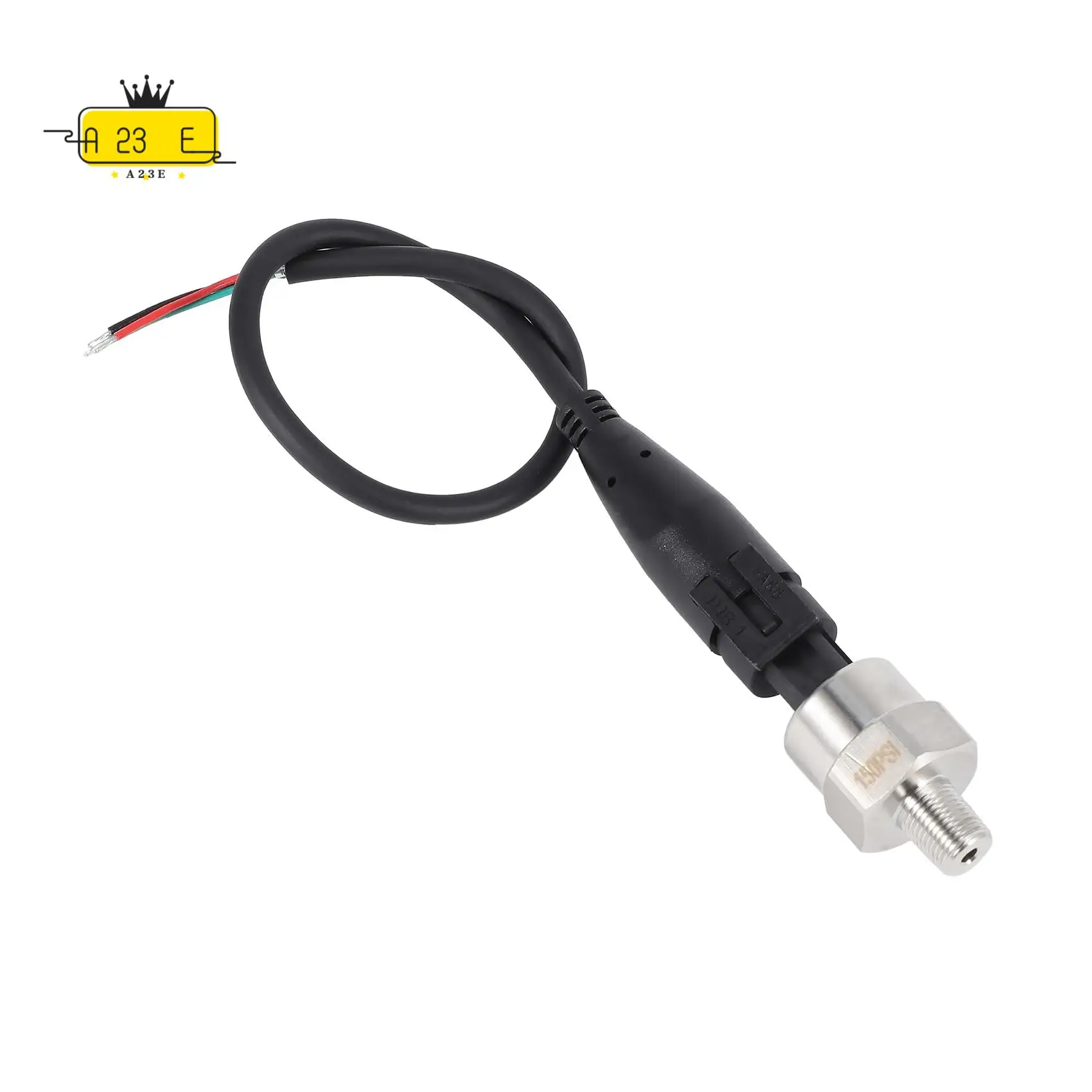 

Датчик давления A23E-0-150 PSI для масла, топлива, воздуха, воды, преобразователь давления, измерительный прибор, 5В DC, резьба NPT 1/8 дюйма