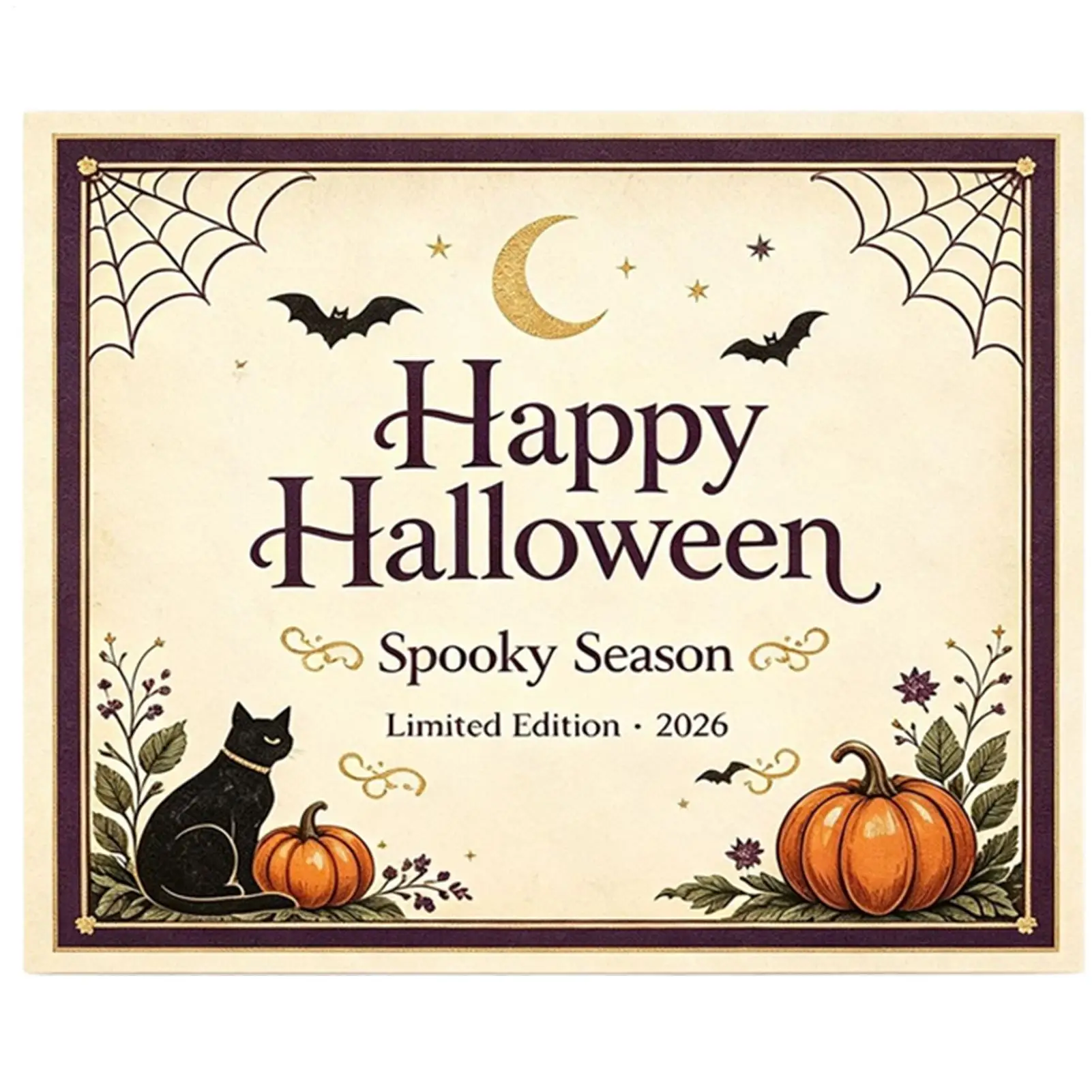 Halloween Bracelets Elastic Autumn Wristband Costume Jewelry with Card Halloween Charm Bracelet for Christmas Wedding Camping