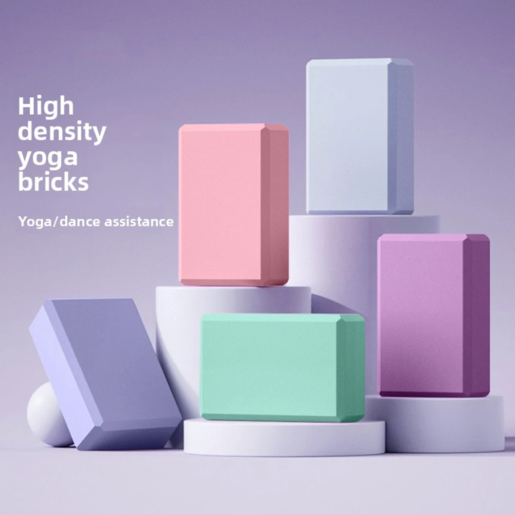 Gym Foam Brick,Training Exercise Fitness Equipment Dance Yoga Auxiliary Tool,Stretching Body Shaping EVA Yoga Blocks