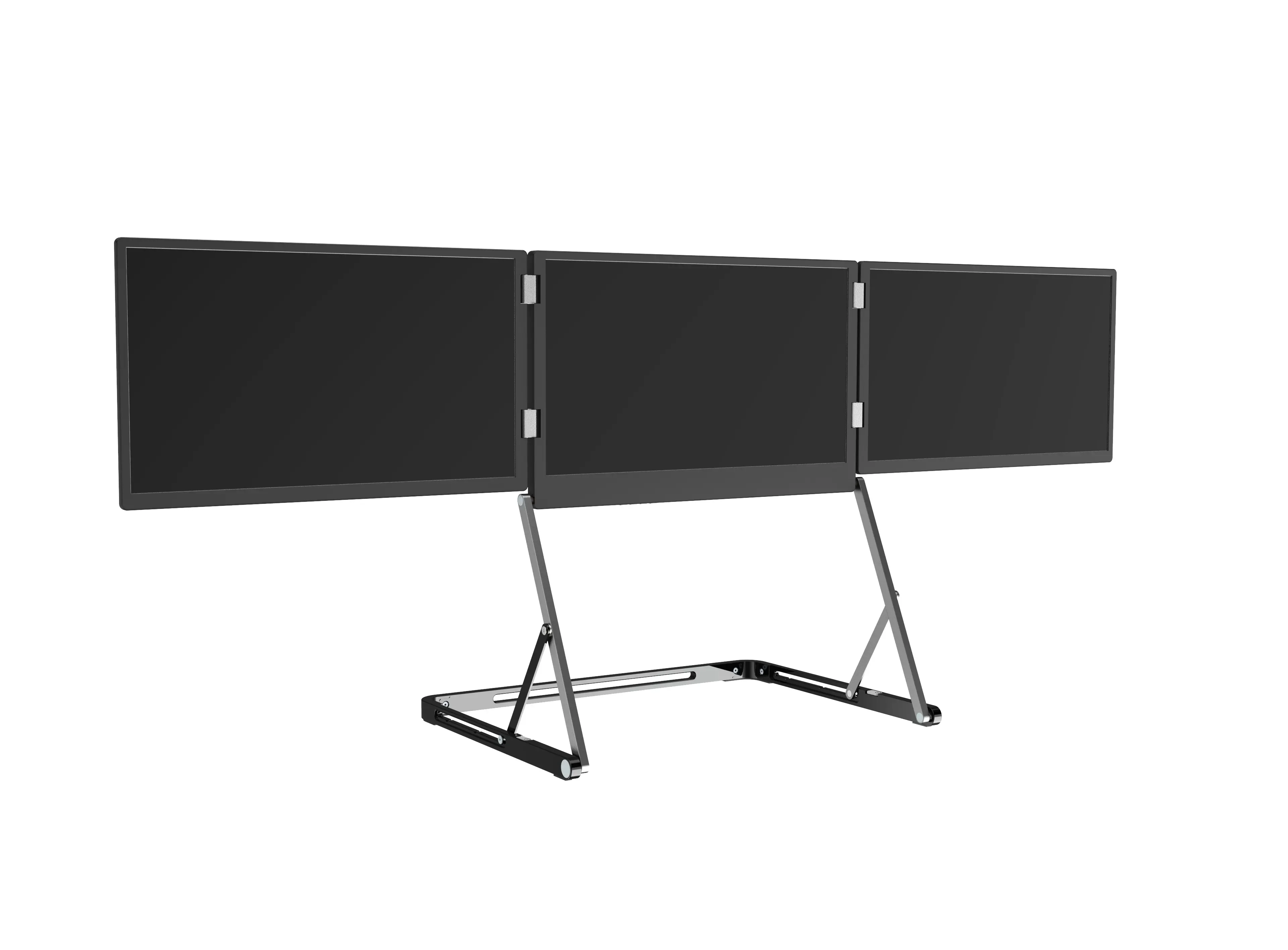 QuadCreate Monitor de jogos IPS de 15,6 polegadas Interface dupla USB-C 1080P FHD Viagem de alumínio TriCreate Win-dows Sistema operacional Novo