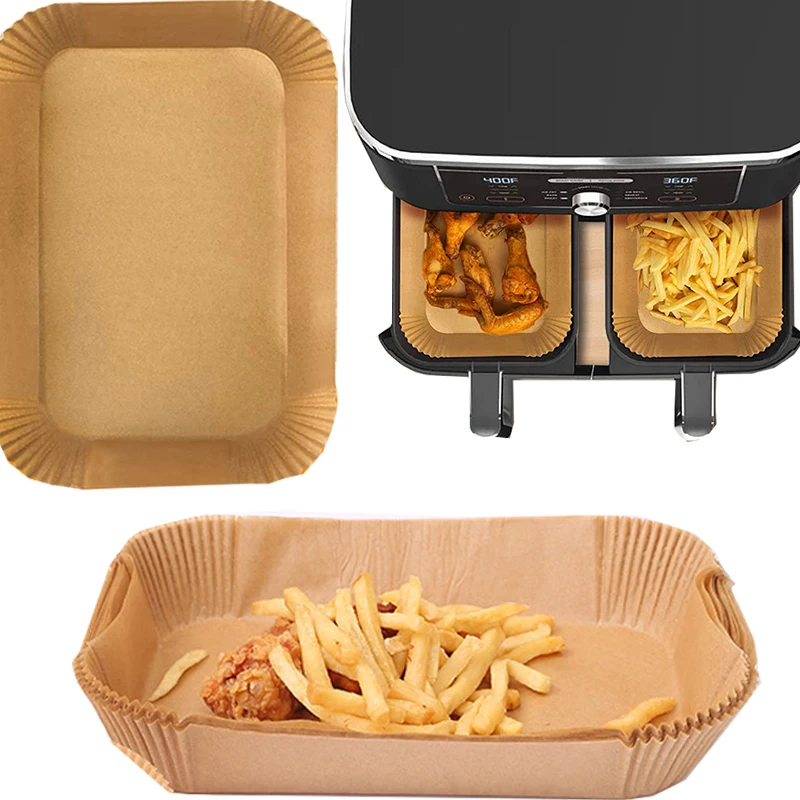 

Air Fryer Disposable Liners,Non-Stick Oil Resistant Waterproof Food Grade Baking Paper for Roasting Microwave Disposable Liners