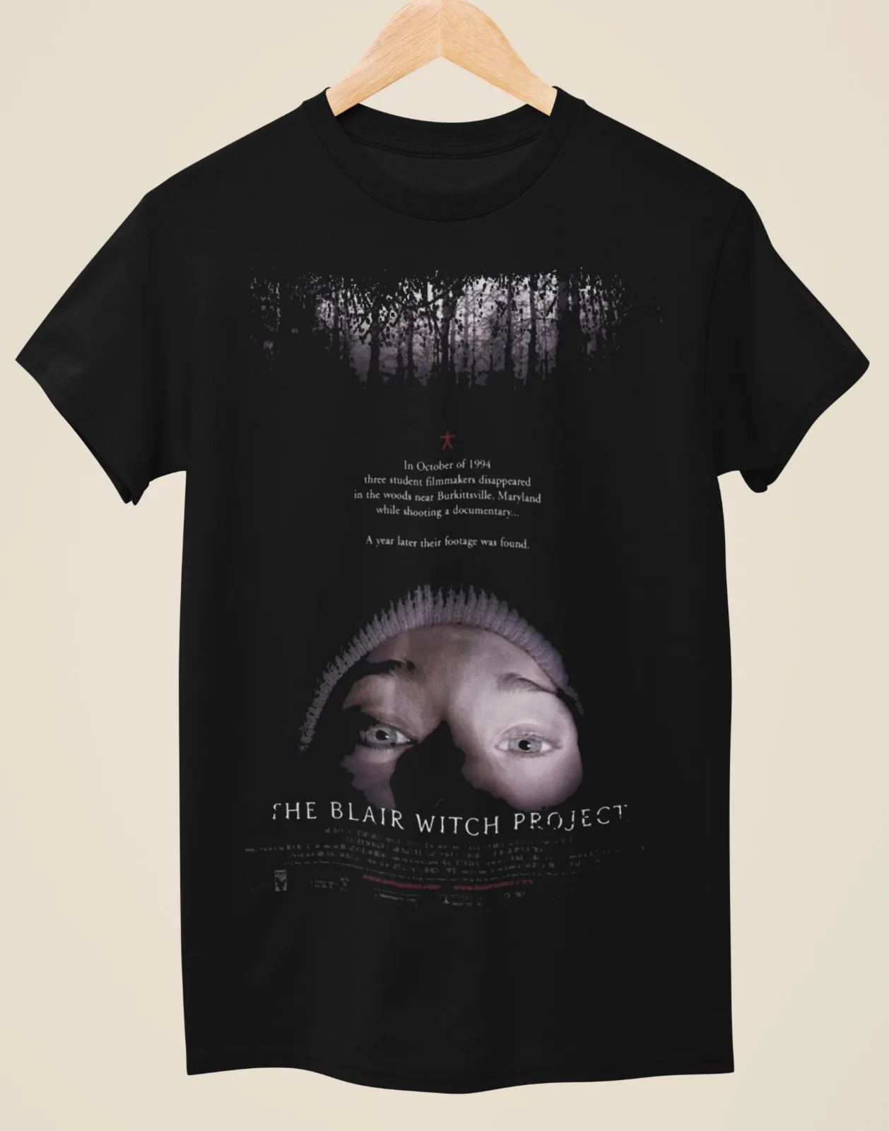 

The Blair Witch Project - Movie Poster Inspired Unisex Black T-Shirt