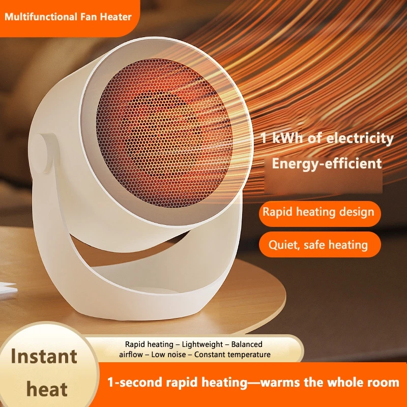 New Desktop Space Heater Small Portable Quiet Winter Heating Gadget Mini Bedroom Home Electric Heater Indoor Warm Supply 2027