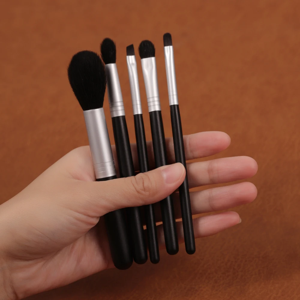 OVW Portable Mini Make up Short Handle Soft Powder Lip Concealer Blush Makeup Brushes Set  Tool maquillaje