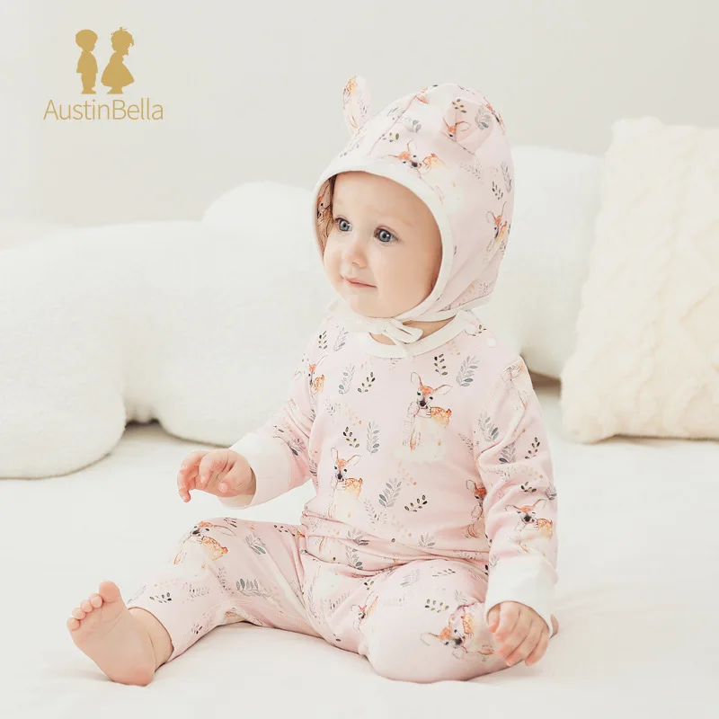 

Spring Autumn Cute Baby Clothes Set Animal Infants Tops + Long Pants 2Pcs Baby Girl Outfit Set Kids Baby Clothing Underwear Suit