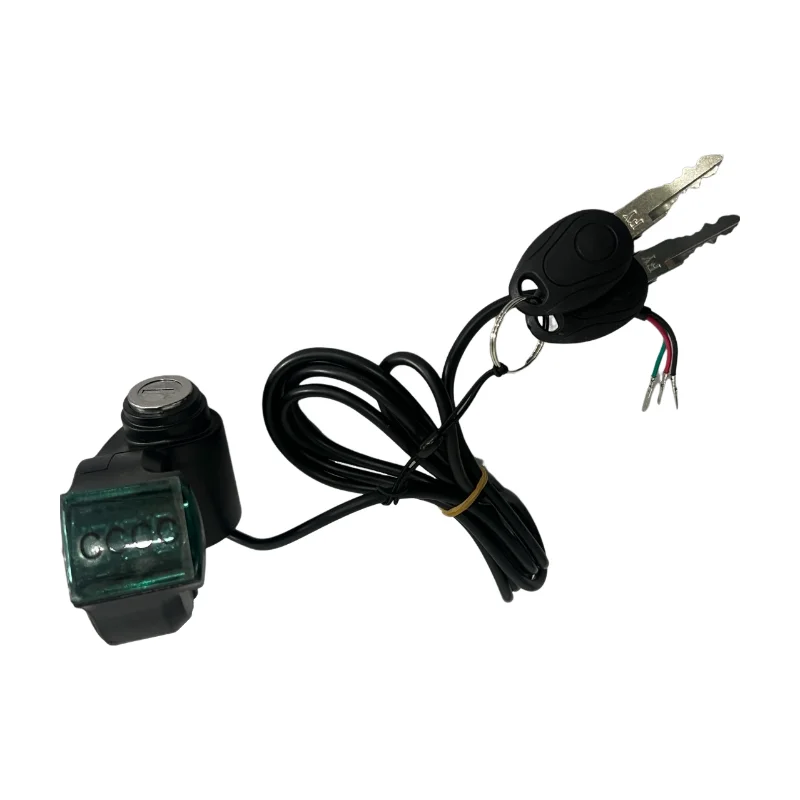 

Electric Scooter LED Digital Display Battery Voltage Indicator with Lock / Key for Electric Bike Scooter