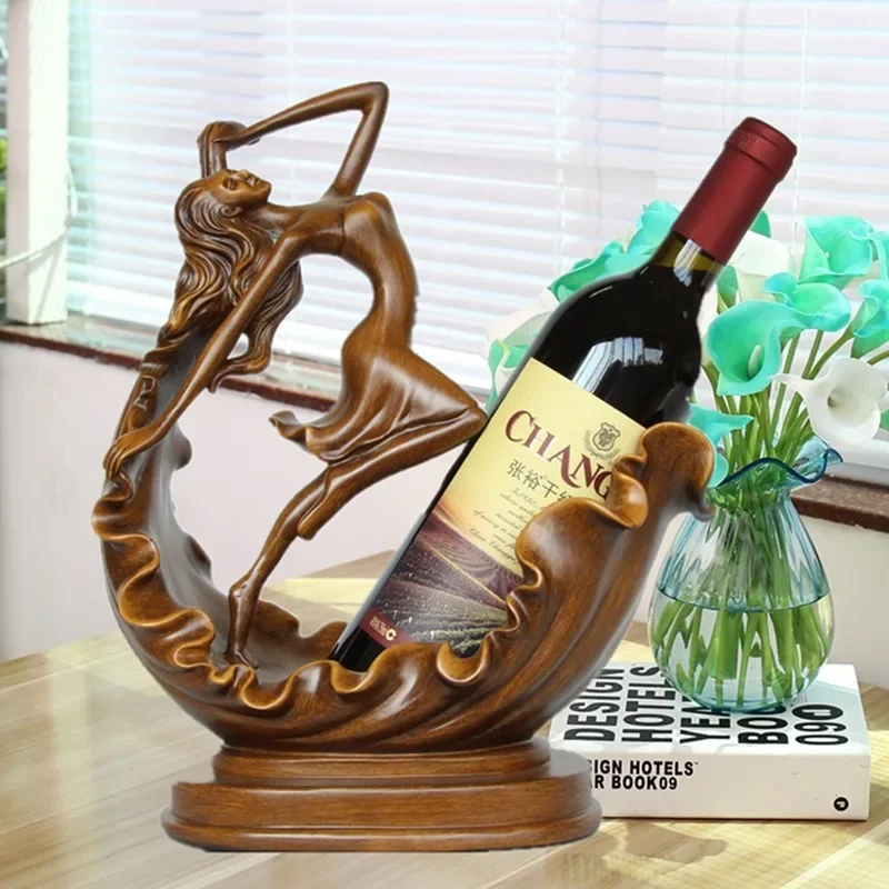 

Creative Resin Wine Holder - Animal Figurines for Home Decoration