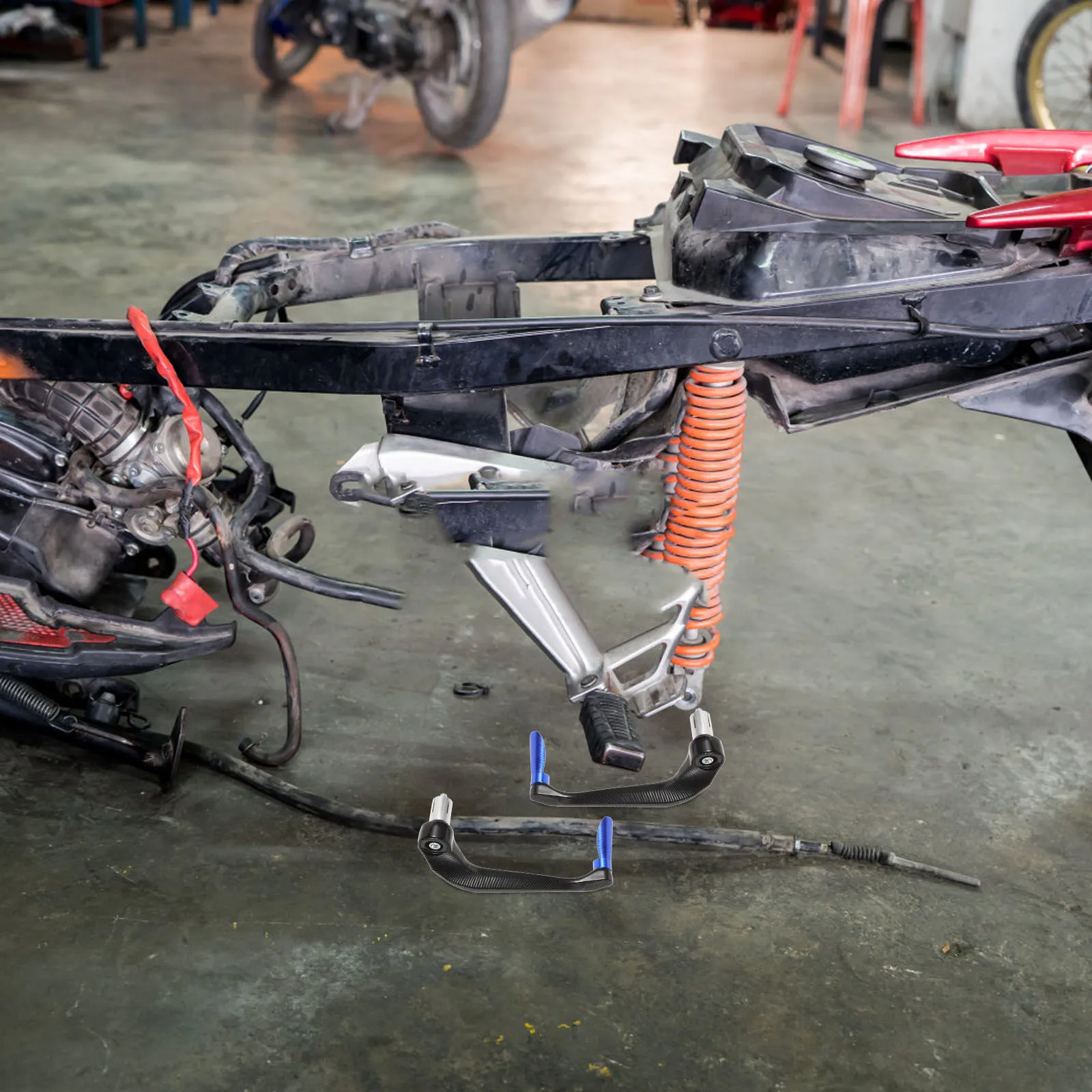 1 Pair Motorcycle Lever Guard Universal Aluminum Alloy Impact Resistant Hand Guards For Dirt Bikes Atvs Pit Bike Motorcross