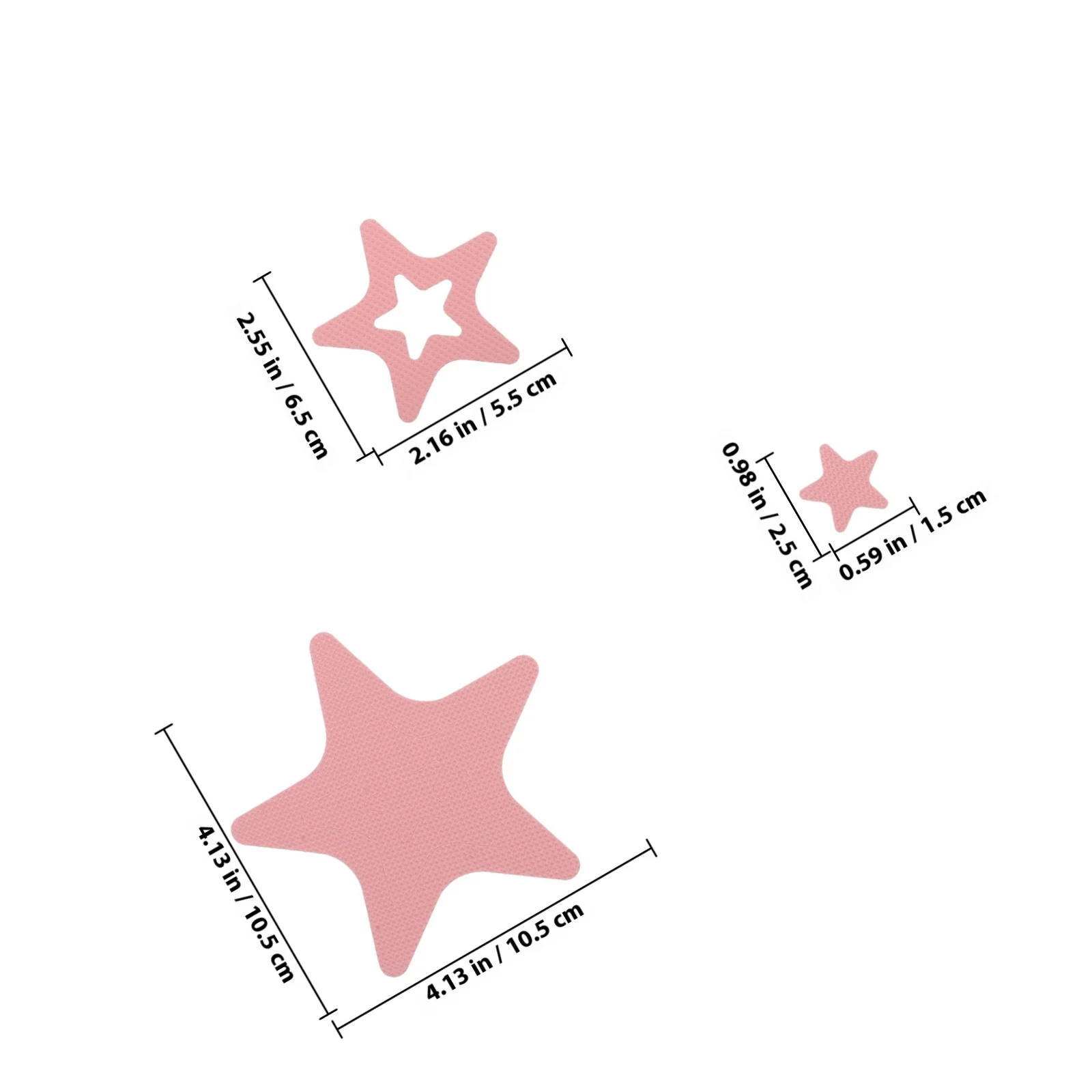 12Pcs Bathtub Anti Slip Stickers Star Non Slip Shower Stickers Bathroom Accessories Shower Floor Bath Tub Mats