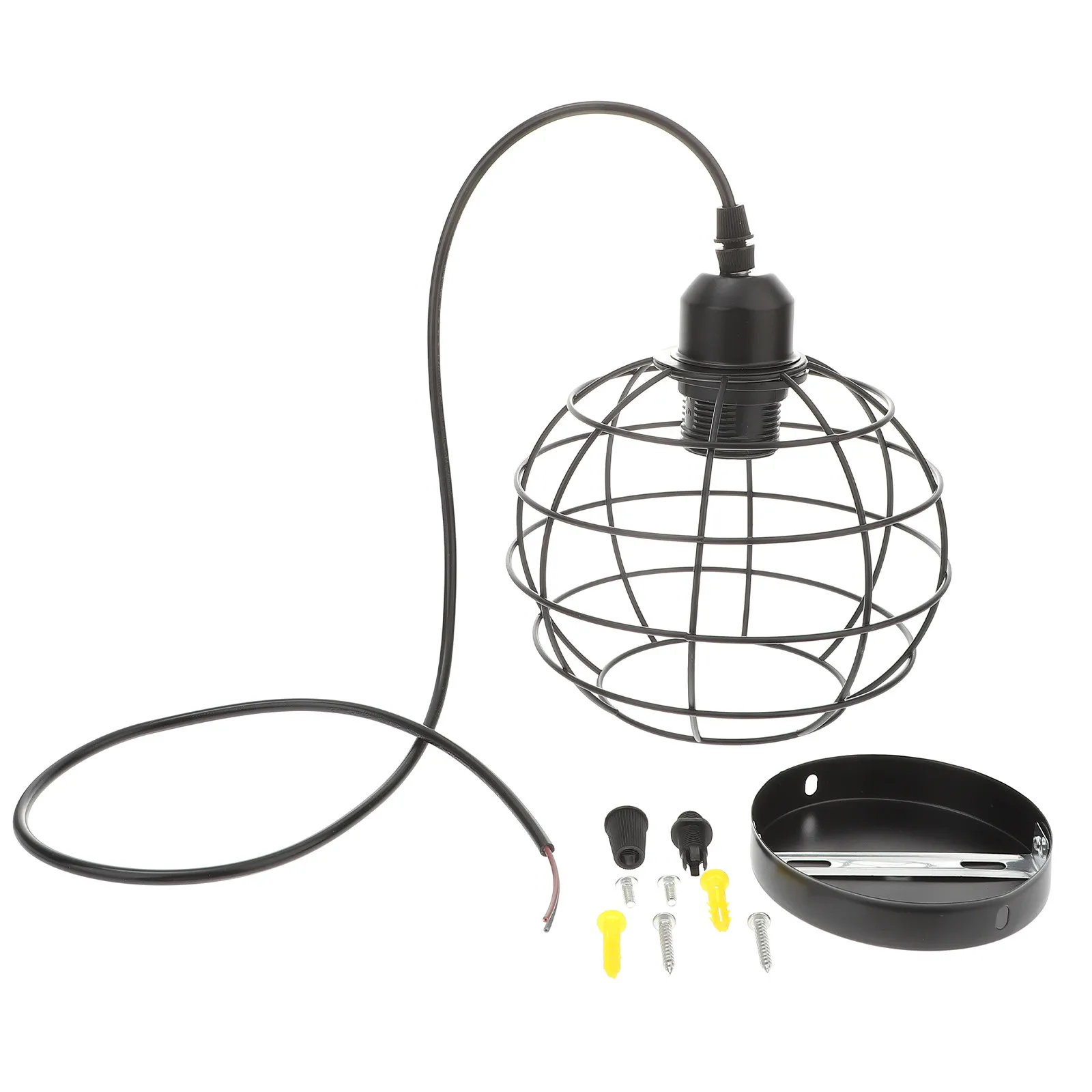 Vintage Iron Lantern Pendant Light Single Head Hanging Ceiling Lamp for Home Bar Restaurant Party Decor Loft Chandelier Metal