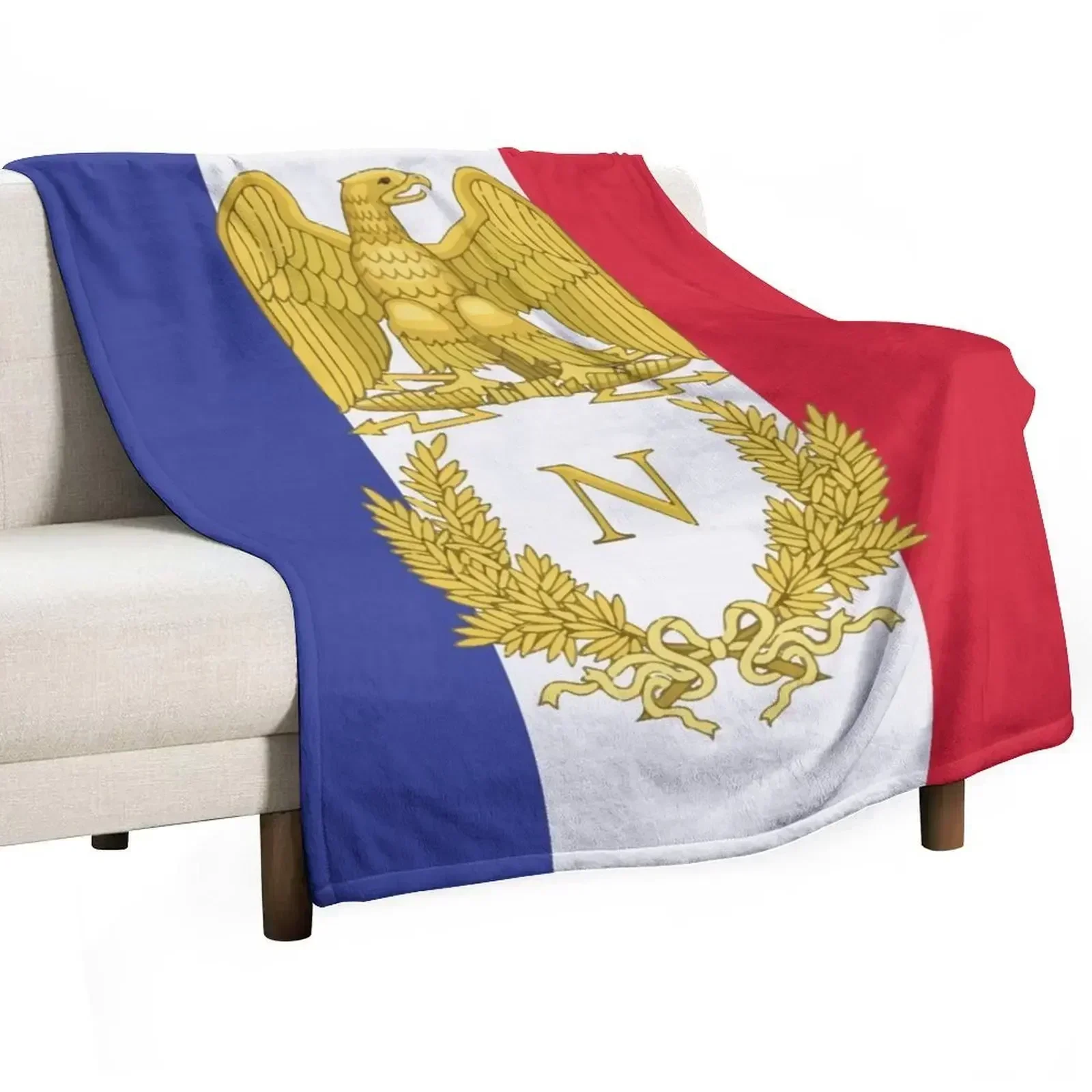 France napoleon flag - French Pride - Empire - Throw Blanket Soft Beds halloween For Baby Hair Bed covers Travel Blankets