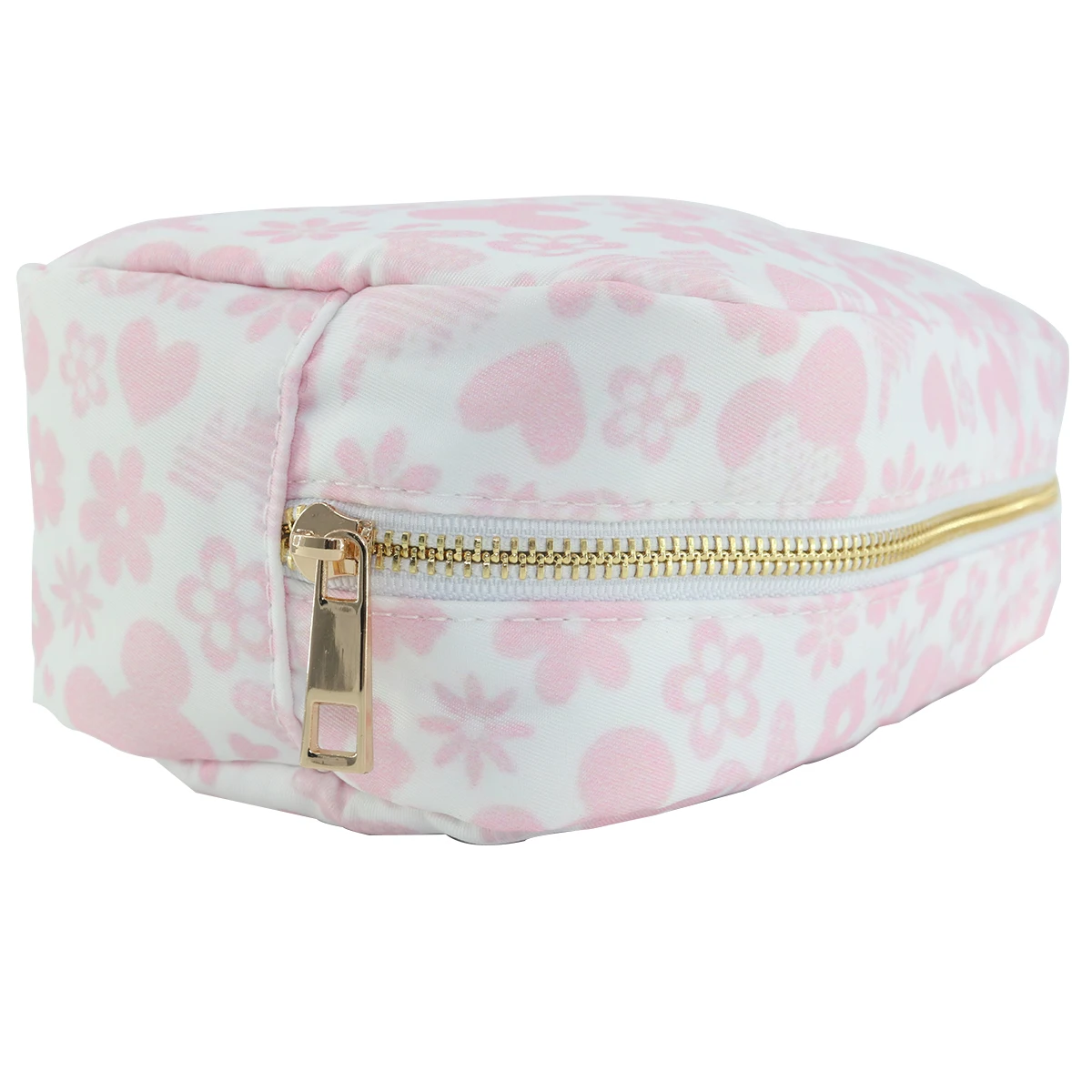 New Casual Pink Pattern Love Storage Bag Can Be Used For Cosmetic Storage Bag Stationery Storage Bag Luggage Storage Bag