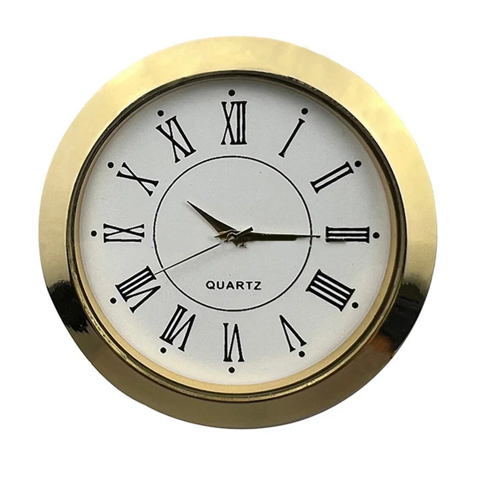 Clock Insert Quartz Movement 55mm Round Clocks Head Insert Roman Number Arabic Numbers Mayitr Little Clock