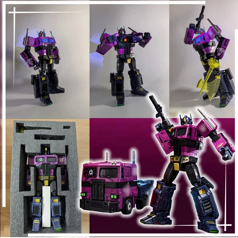 

Transformers MP-10 Shattered Glass Optimus Prime KO Version Purple Deformation Toy Action Figure Collection Ornament Present