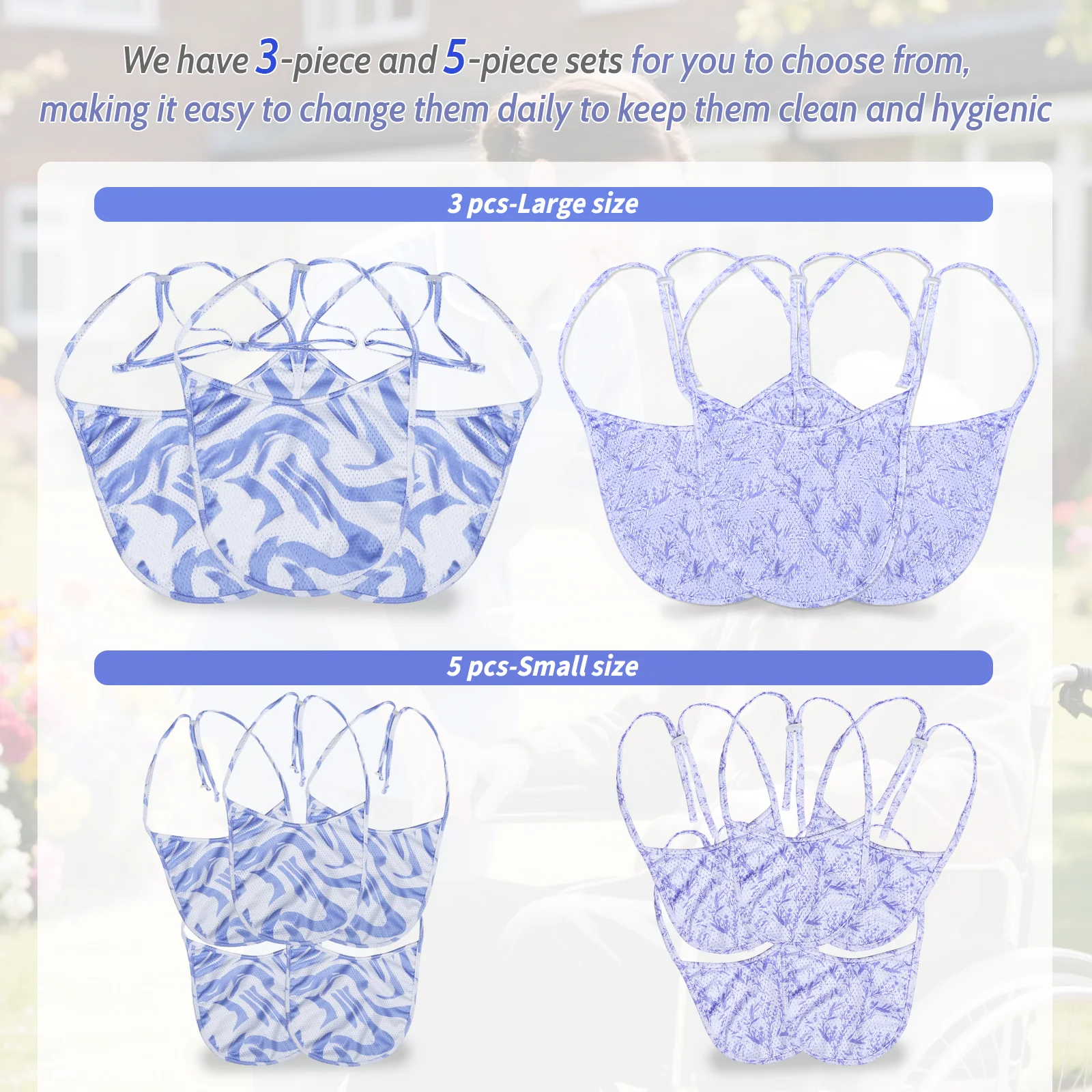 Ehucon Breathable Non-woven Tracheostomy Stoma Cover Adjustable Dustproof Stoma Protector Stoma Filter Cover for Daily Care