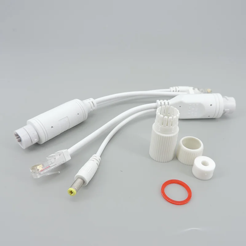 Divisor POE impermeable, Cable adaptador, módulo de fuente de alimentación, inyector para cámara IP cctv H2, 48V a 12V, 24V a 12V