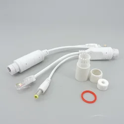 Divisor POE impermeable, Cable adaptador, módulo de fuente de alimentación, inyector para cámara IP cctv H2, 48V a 12V, 24V a 12V