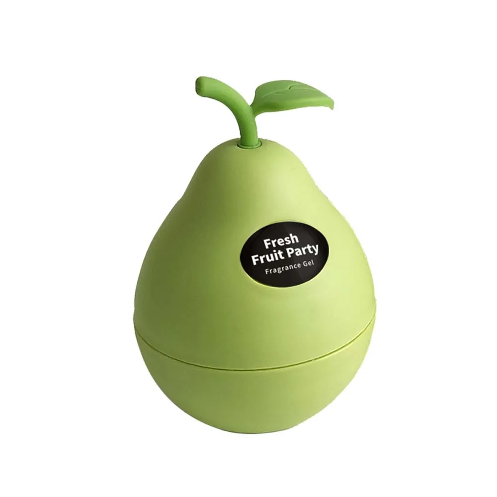 

1 PCS Pear Fruit Flavor Car Aromatherapy Solid Balm Car Ornament Toilet Aromatherapy Lasting Deodorization Space Fragrance Gift