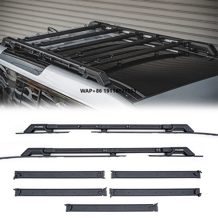 Plumb 2020+ CNC Process Parts Aluminum Alloy Removable Luggage Rack Roof Rack for Defender L663 110