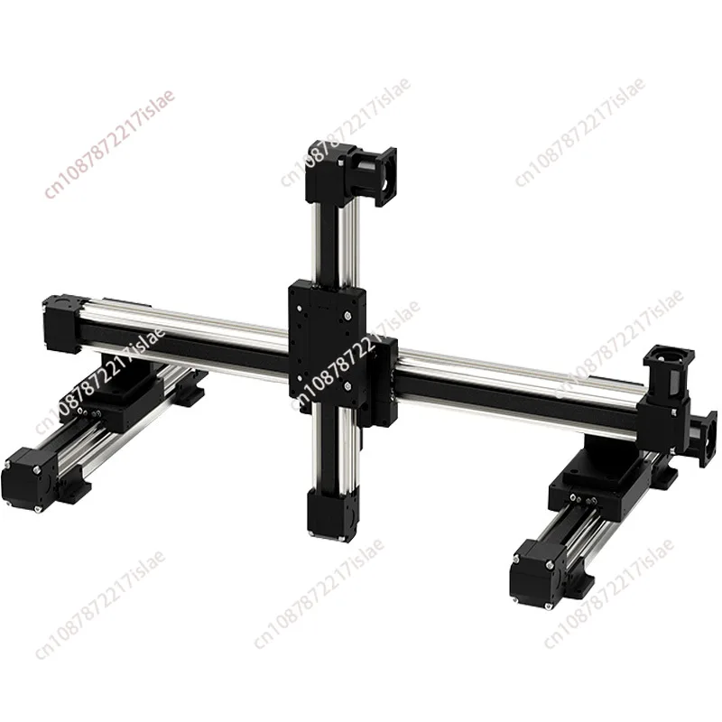 

XYZ three-axis motion work platform gantry belt module silent cross electric timing belt linear sliding table