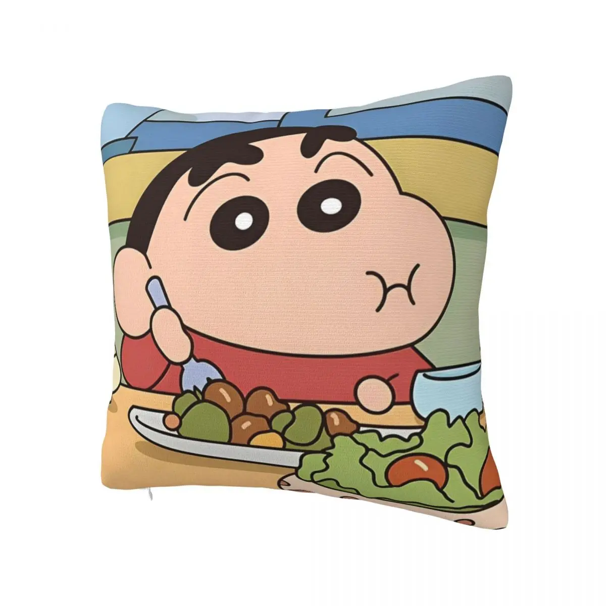 Crayon Shin-chans Pillow Case Novelty Pillow Cover Soft Pattern Cushion Cover Pillowcases For Sofa Home Decoration