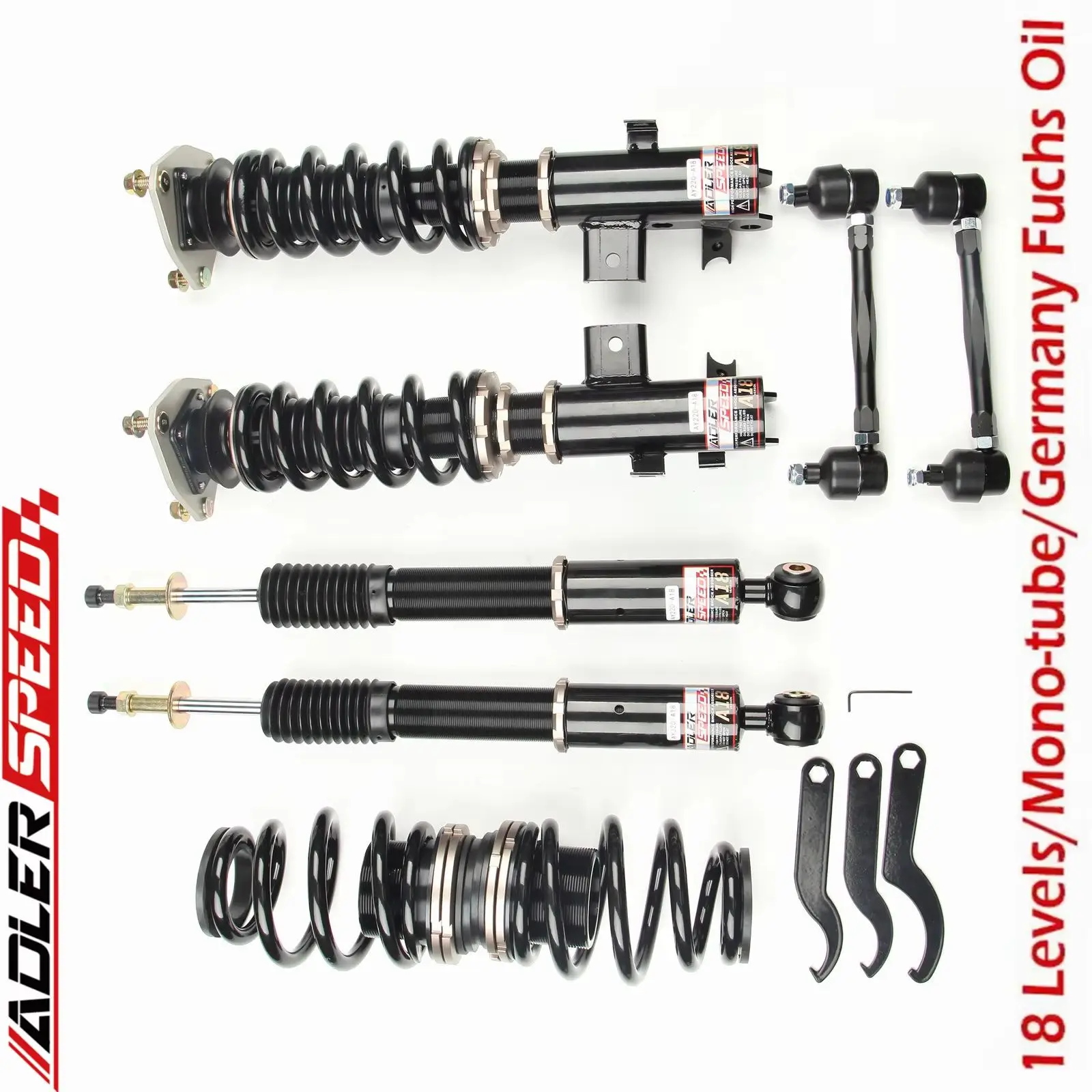 

18-позиционная амортизация Adj. Комплект подвески койловеров для Honda Civic Si (FG/FB) 12-13/ДЛЯ Acura ILX DE 13-15