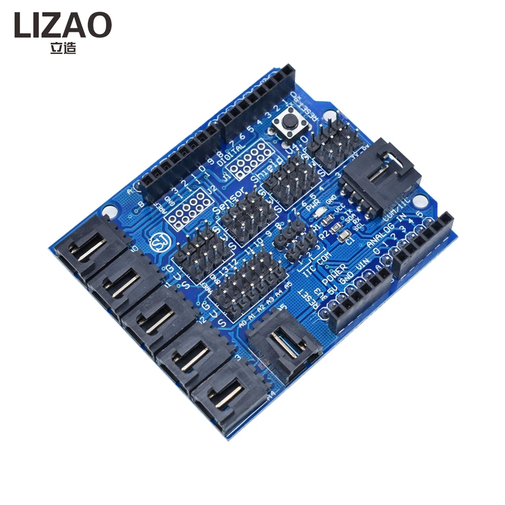Sensor Shield V4 Dedicated Sensor Expansion Board Potentiometer Rotates Encoder Module Electronic Building Block Accessory