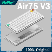 NuPhy Air75 V3 Mechanical Keyboard Low-Profile Wireless 3Mode Hot Swap 4000mAh Battery Custom Air75V3 Short Nano Switch Keyboard