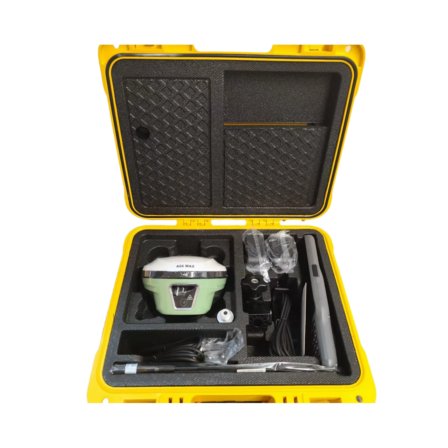 FOIF A66 Max with Laser Dual-camera and P9V Controller with SurveyStar Software for AR Surveying IMU-RTK