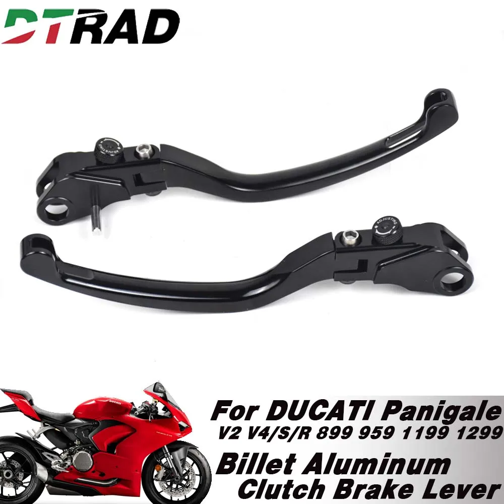 

Motorcycle Adjustable Radial Brake Clutch Lever Folding Handles For DUCATI Panigale V2 V4 899 959 1199 1299 RCS Accessories