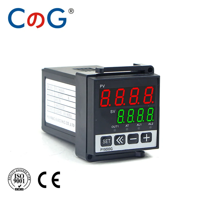 CG PY9000G 48*48mm Choice of Fahrenheit OR Celsius K Type Single Input 220V 1200 Degree Programmable PID Temperature Controller