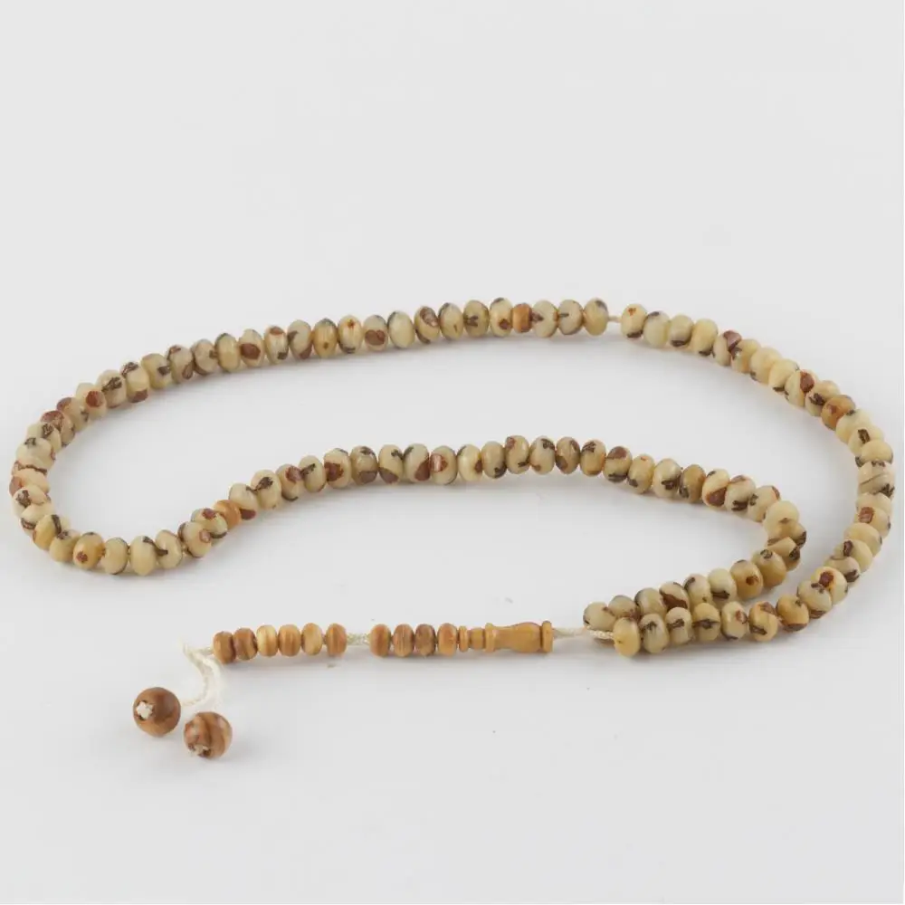 99'lu Palm Kernel Prayer Beads 7 mm