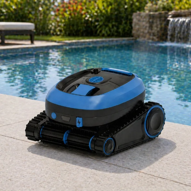 Smart Control Portable ABS Cleaning Wall Climbing Cordless Robotic Pool Cleaner with Automatic Operation