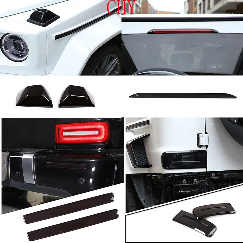 

Для Mercedes-Benz G-Class W464 2019-2025 ABS автомобильный задний фонарь, сигнальный фонарь, противотуманный фонарь, капот, защитный чехол, аксессуары