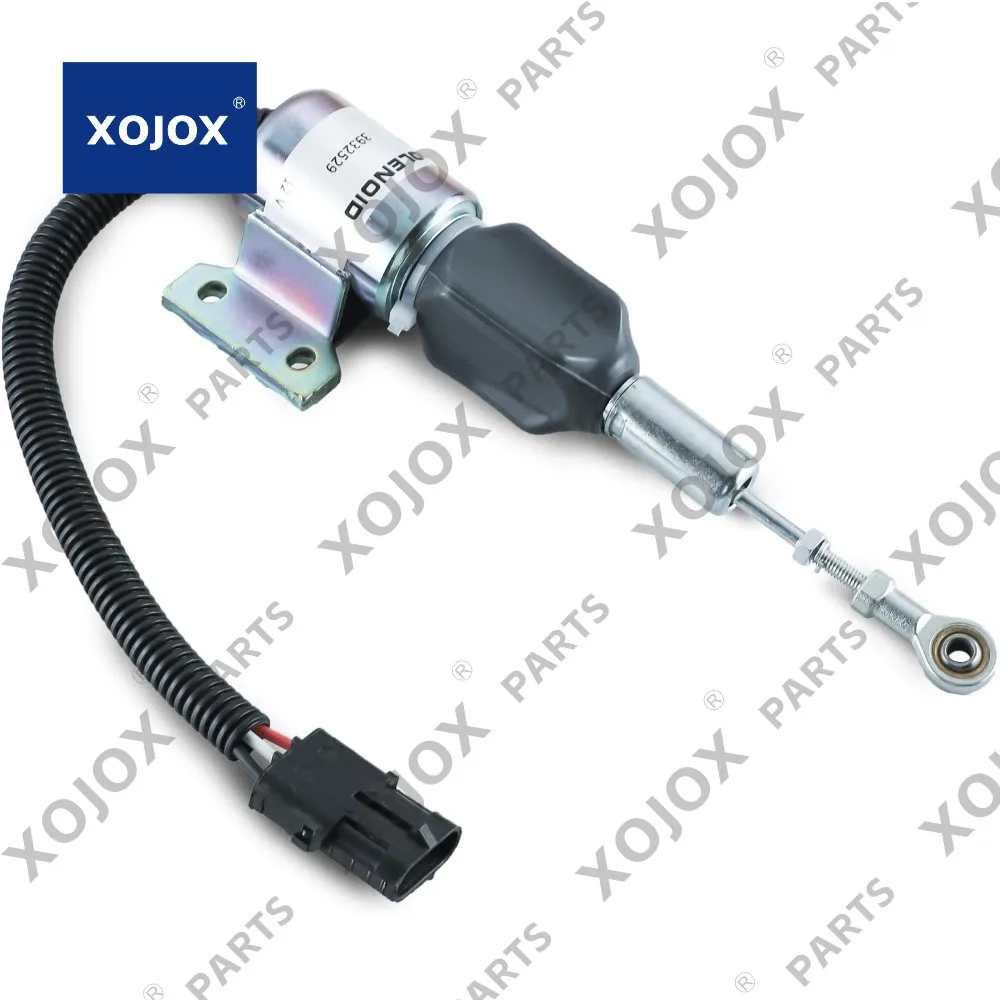 

XOJOX 3932529 Fuel Shut Off Solenoid 3930658 3935431 3939700 SA-4756-12 J932529 Replacement for Engine 4BT 5.9L, 6BT 5.9L R130 R
