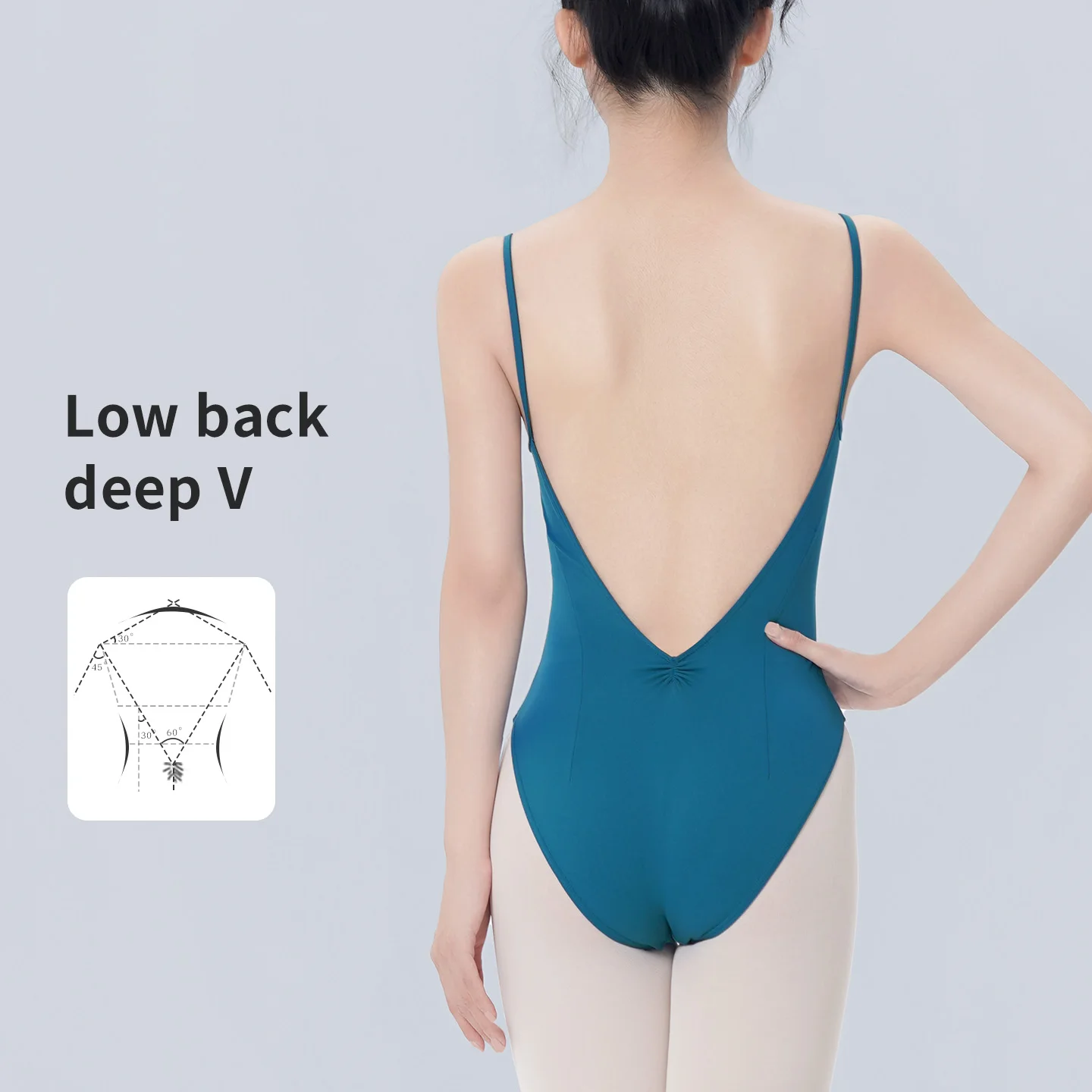 في سن المراهقة الفتيات امتحان المهنية النايلون الرقص ارتداءها أكمام الخامس الظهر كامل بطانة رداء رقص الباليه الجمباز التدريب بروتيل