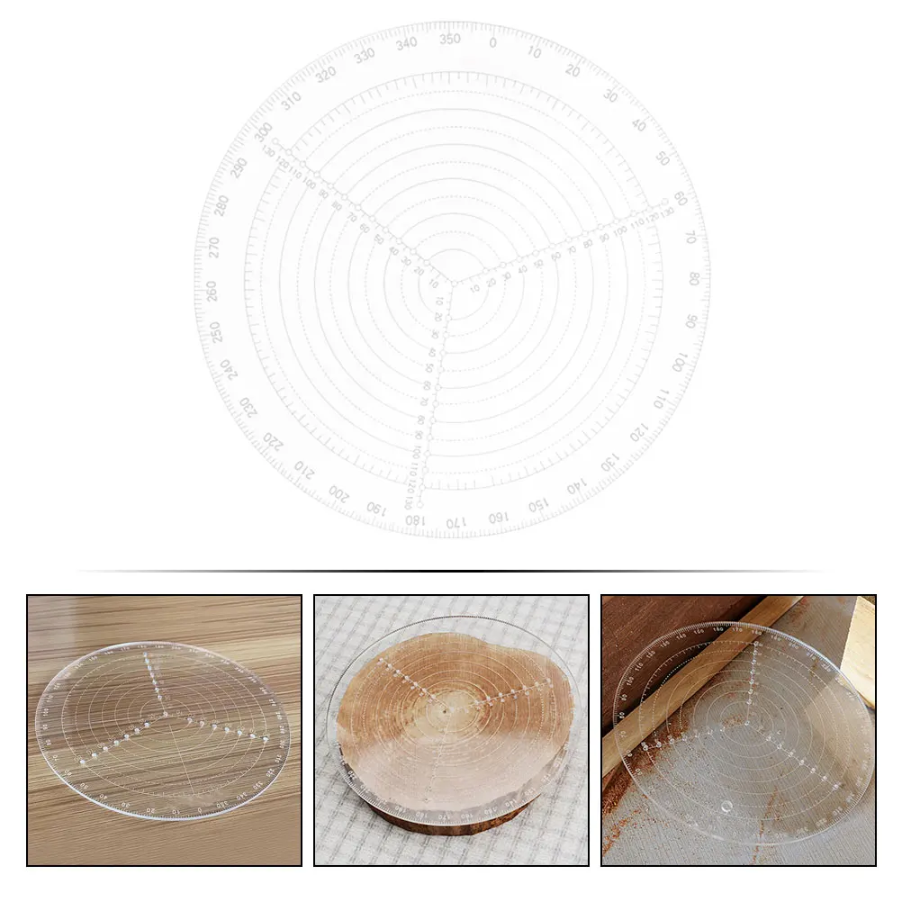 

Car Spin Centering Ruler 30cm Acrylic Compass Woodworking Tool Circle Gauge Scribe Lathe Accessories Craft Precision
