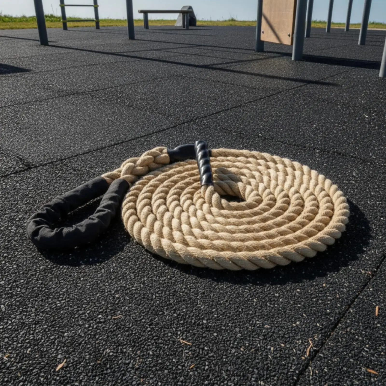 Polyester Outdoor Climbing Rope 12mm for Grip Strength Training and Obstacle Course Workouts