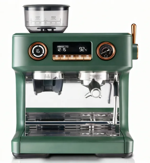 Stainless Steel Filter Holder Professional Pump Pressure Home Kitchen Coffee Maker Semi Automatic Espresso Machine