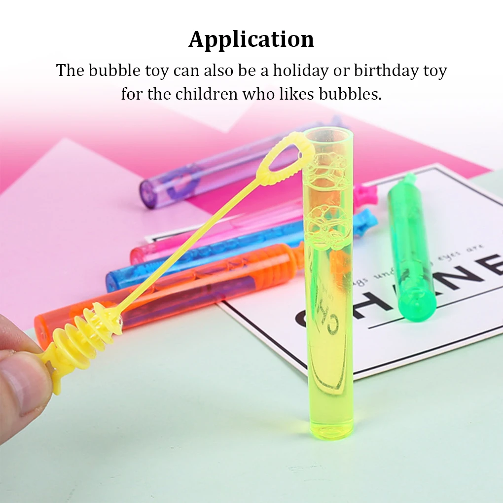 Bubble Wand Party Favor Toy Toddlers Birthday for Indoor Picnic Travel