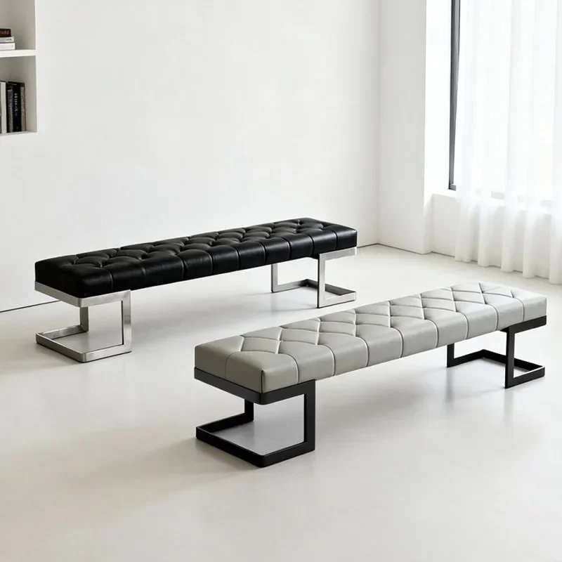 Light luxury seat cushion bench shoe store change more fitting room clothing store low stool