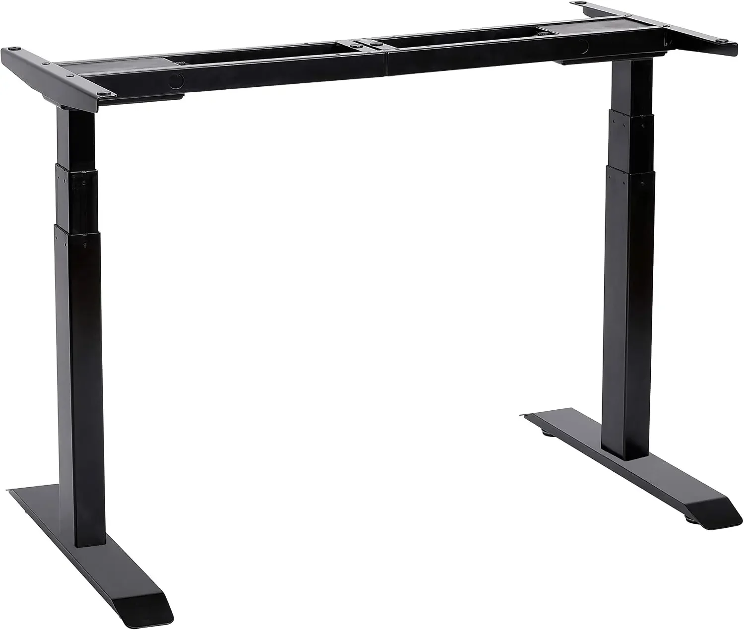 Electric Stand Up Desk Adjustable Frame - Dual Motor, 3 Stage Lifting, 4 Memory Keypad, Gray - Fits Top Size 43-78.7x23.6-31.5