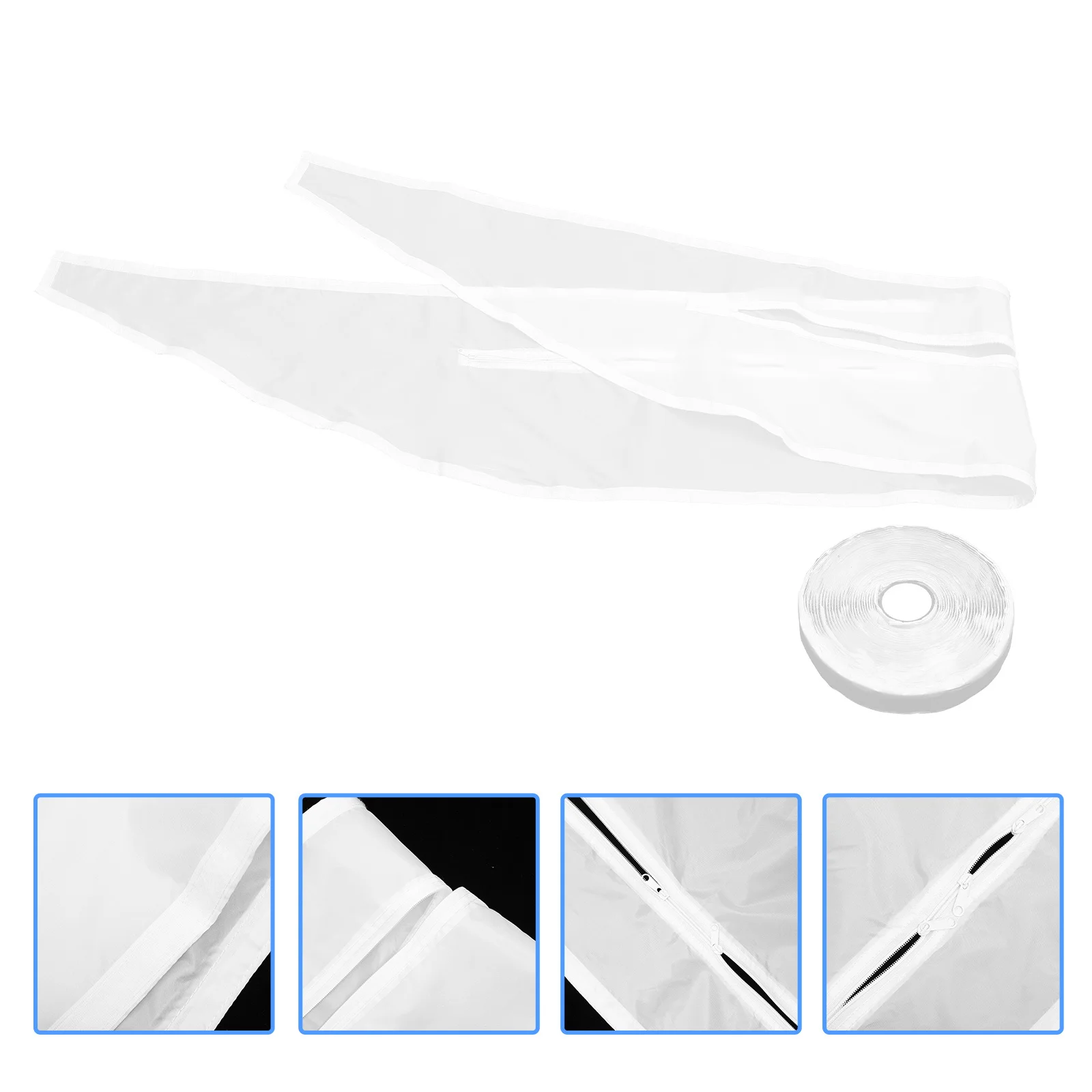 

Seal Cloth for Air Conditioner Window Use Strong Oxford Material No Tools Needed Fast Setup with Tape Vent Cover Kit