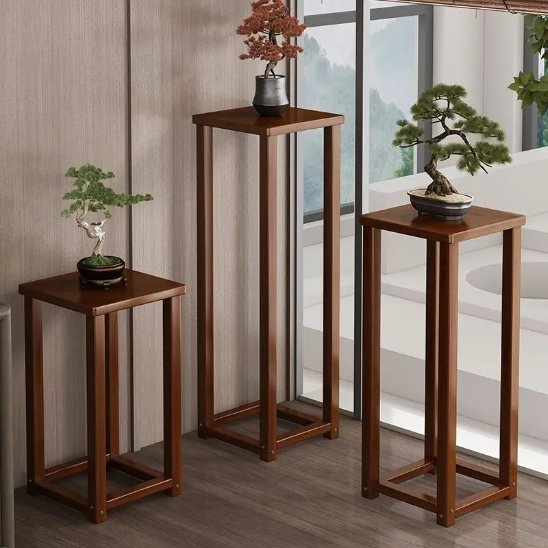 

Flower stand Shelf Living room decorative ornament Flower table Solid wood multi-layer flower pot shelf