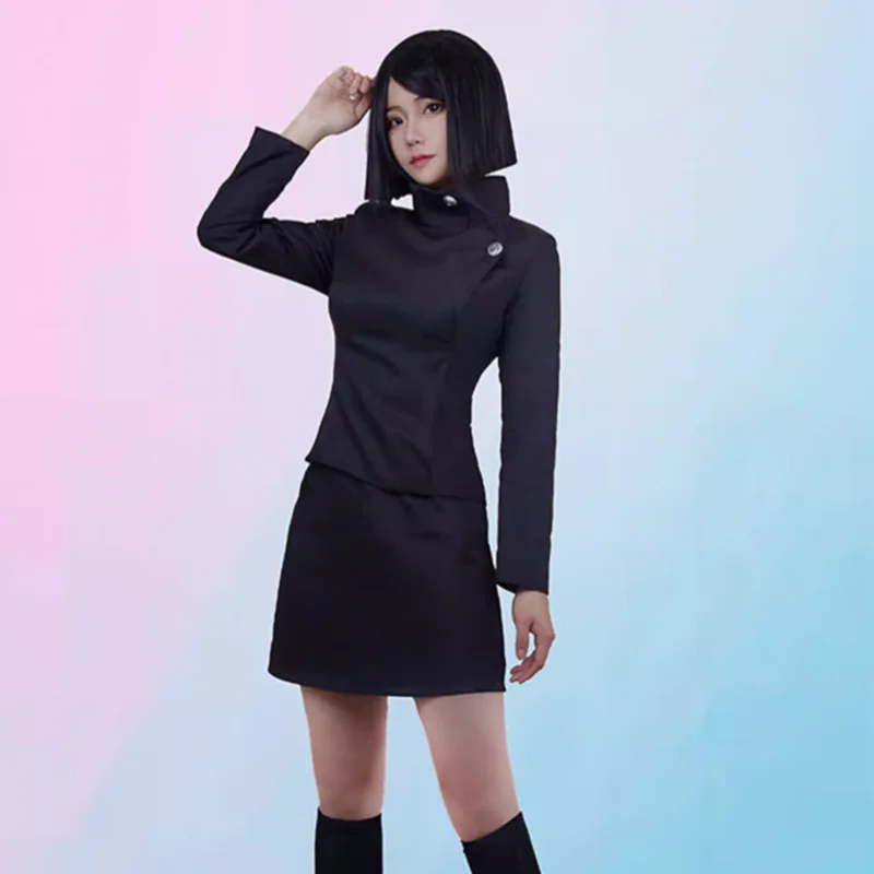 Anime Jujutsu Kaisen Shoko Ieiri Cosplay Costume Clothes Halloween Role Play Ieiri Shōko Dresses High School Uniform Skirt suits