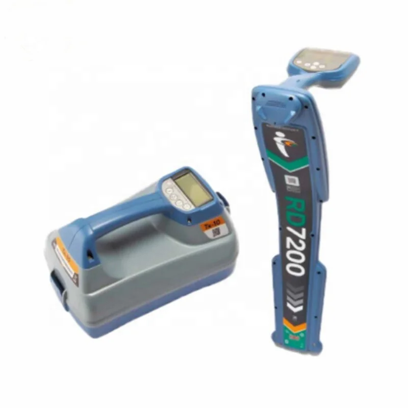 Radiodetection RD7200 Pipe and Cable Locator Underground Cable Fault Locator and  TX-10 + a -frame Option  + Probe Rod