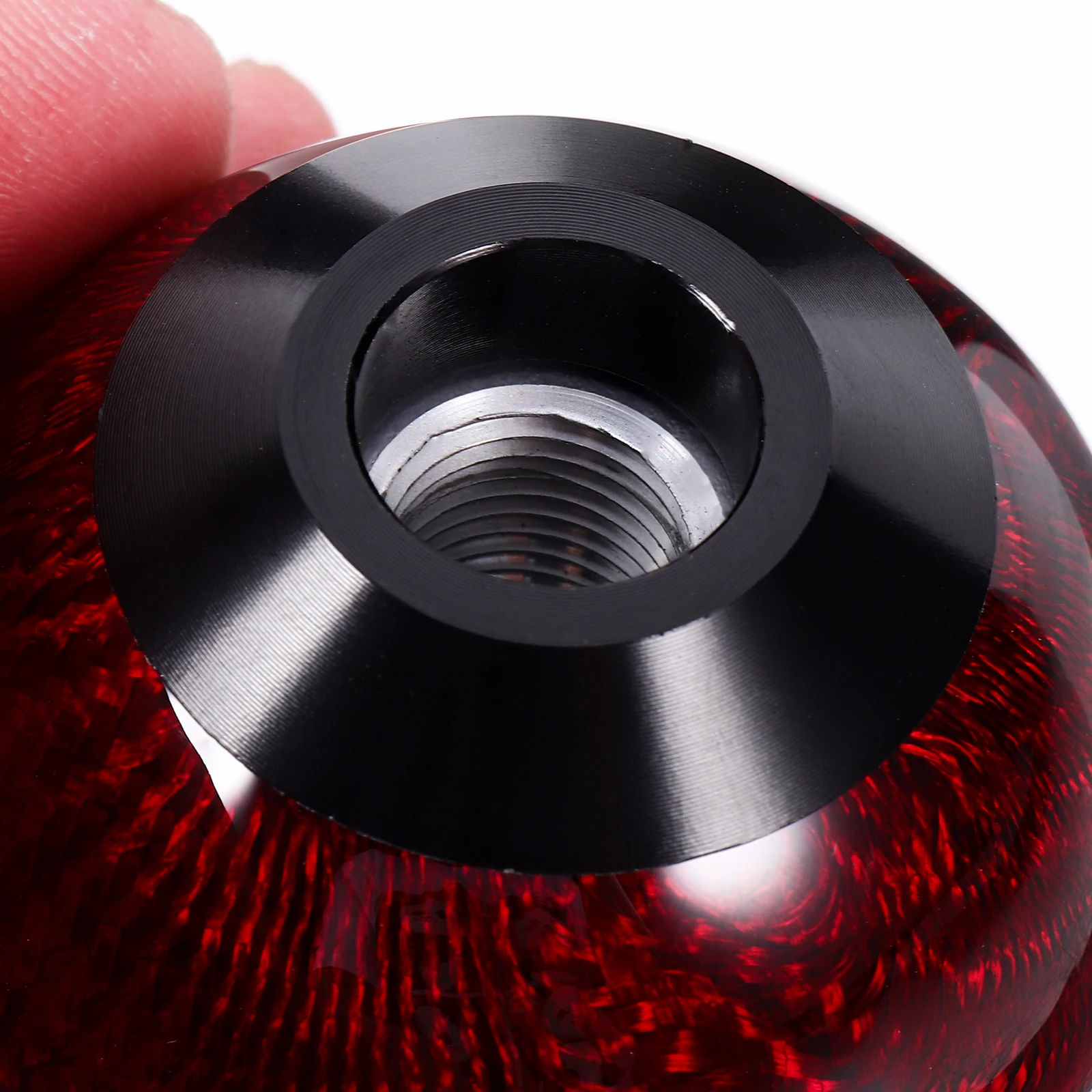 

Car Stick Manual Vehicle Knob Durable Knobs Fiber Shift Knob For Manual Car Round Ball Design