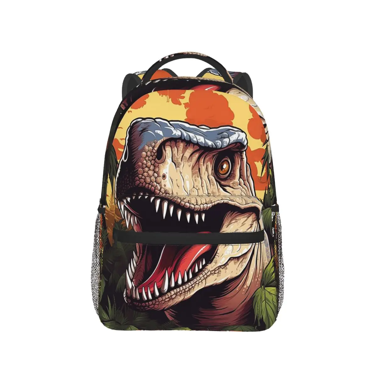 

Roaring T-Rex Jungle Dinosaur Backpack Hot Sale Daypack Large Capacity Children BookBag School Bag Shoulder Bags for Men Women