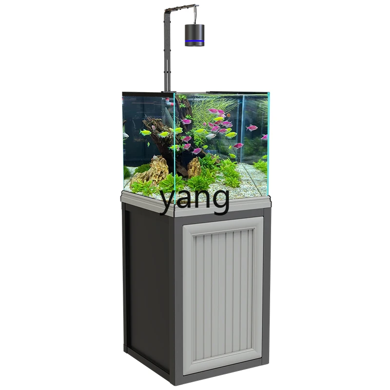 LMM Creative Living Room Large, Medium and Small Bottom Filter Goldfish Arhat Grass Tank