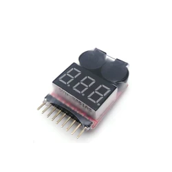 1 pz 1-8S allarme cicalino a bassa tensione Lipo indicatore di tensione della batteria Tester per RC Car RC Boat RC Drone